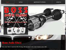 Tablet Screenshot of bossautoclinic.co.za